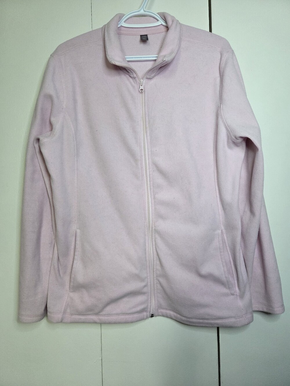 ☀️Joe Fresh Soft Pink Women's XL Utility Jacket Soft Fleece No Hood